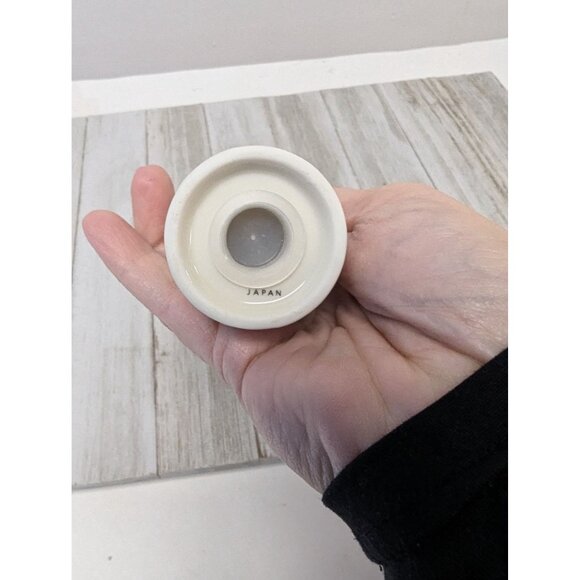 Porcelain Salt & Pepper Shaker Set "A Season Of Wonder" Christmas Holly Design - Picture 8 of 8